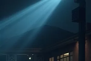 《夜行书店》深夜书架与台灯